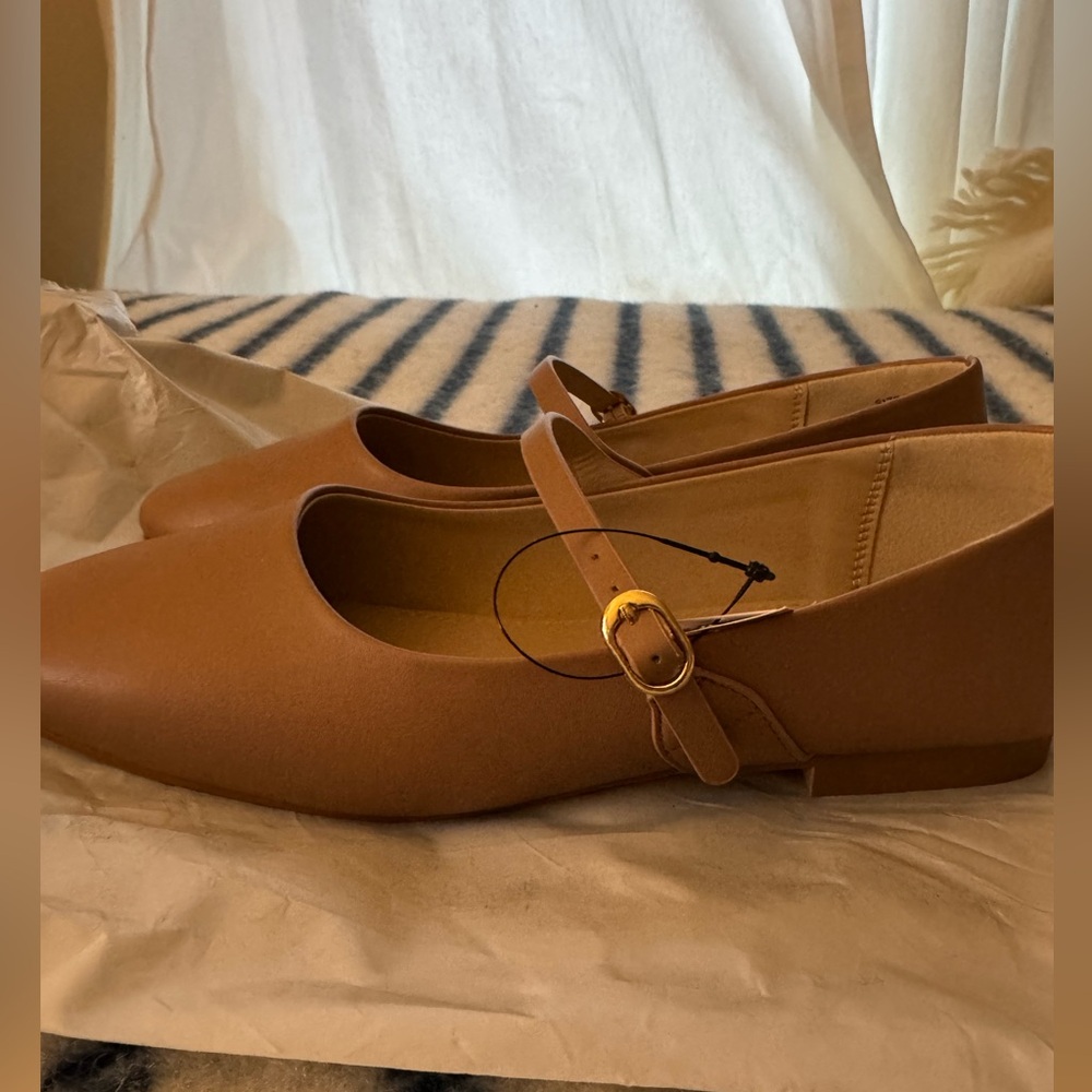 Vegan Leather Mary Jane Flat